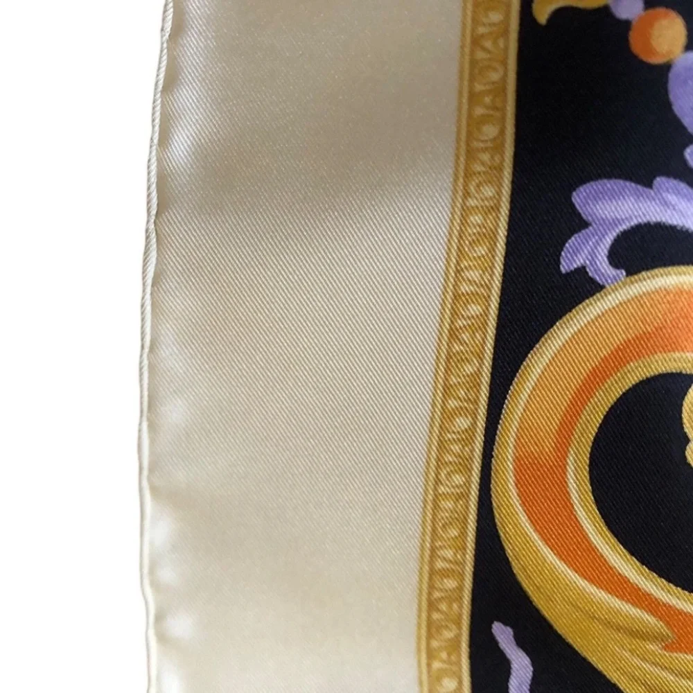 Salvatore Ferragamo New York University Silk Scarf Limited Ed. 90s VTG NWT RARE